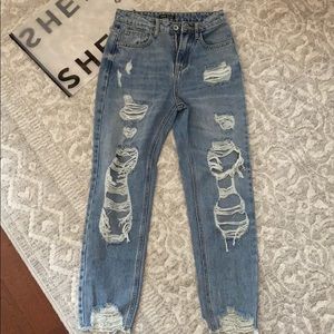 NWT SHEIN Ripped Jeans